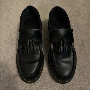 Dr. Martens Black Tassel Loafers